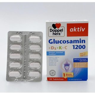 多寶雙心Doppelherz 骨膠原 葡萄糖胺 軟骨素膠囊 40錠 膠原蛋白 Gelenk 1200 Tablette